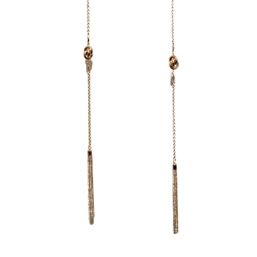 Multi Layer Women’s Long Gold Statement Necklace … - image 3